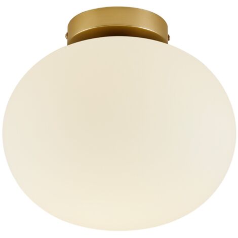 Plafonnier ALTON 27,5 Verrerie Laiton, H.24 - IP20 - E27 /Nordlux Intérieur
