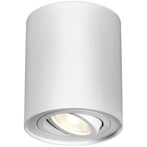 Plafonnier alu GAMA-8010A rond GU10 35W Blanc