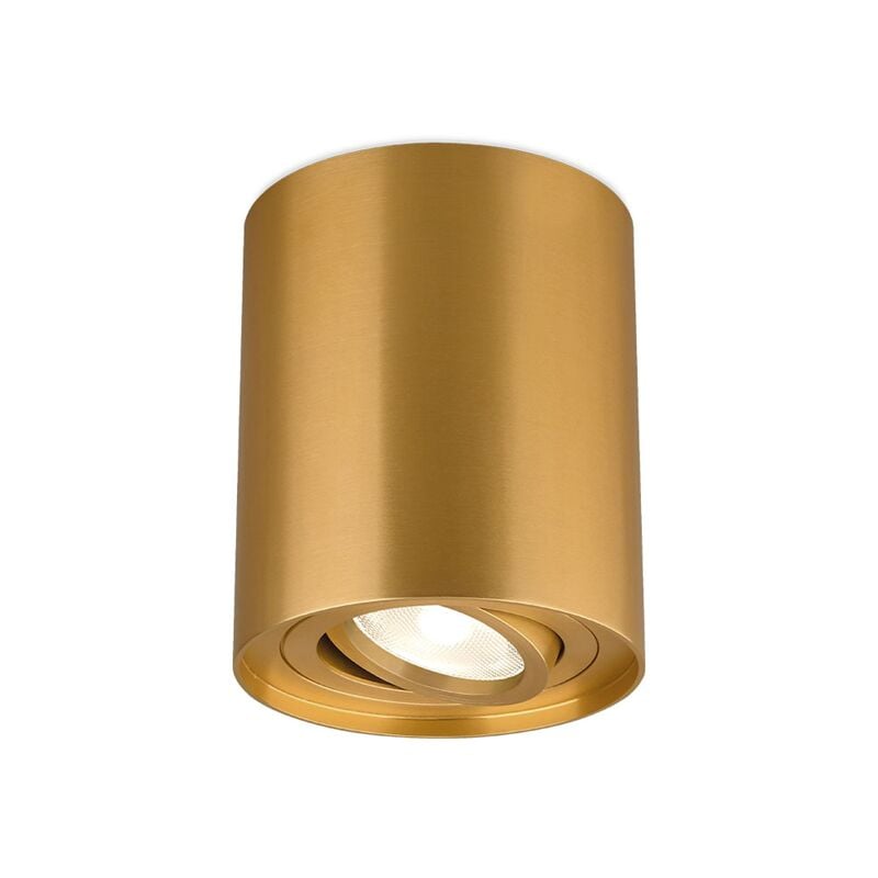 Plafonnier alu GAMA-8010C rond GU10 35W Doré