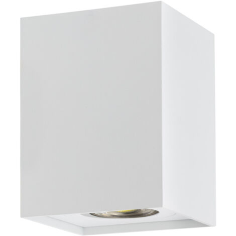 Plafonnier Aluminium Jaspe Blanc Blanc