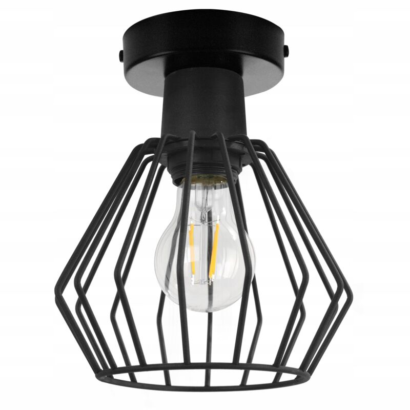 Plafonnier Applique Lampe Métal Fil Led