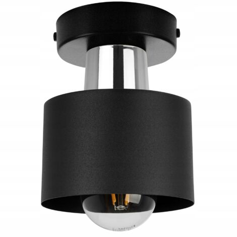 PLAFONNIER, APPLIQUE, PLAFON, ABAT-JOUR, LED NOIRE