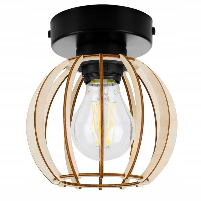 Plafonnier Applique Plafonnier Lampe En Bois Lampe Led