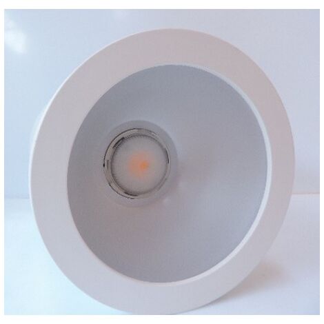 Plafonnier Applique Tube blanc LED 18W 3000K 2756lm Ø 180mm L: 250mm IP20 TARGETTI 1T3164