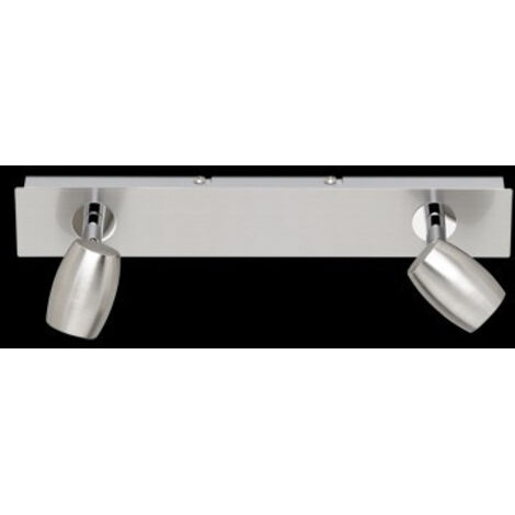 Plafonnier avec 2 spots GU10 Michael Nickel Trio Lighting