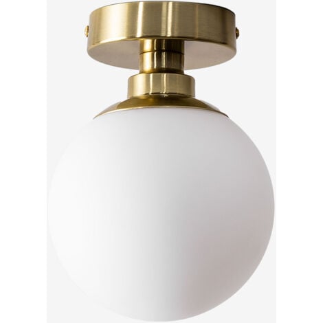 Plafonnier avec boule en verre Uvol Traditional SKLUM Doré