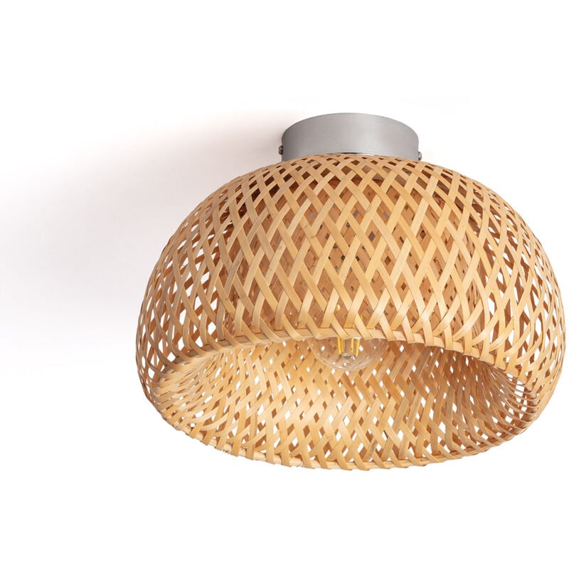 Ledkia - Plafonnier Bambou Kea Naturel