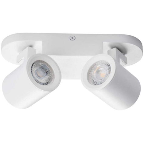 Plafonnier barre Kanlux LAURIN 29122 2xGU10 blanc alu