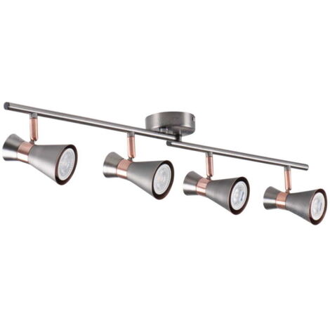 Plafonnier barre Kanlux Mileno 29119 4xGU10 chrome