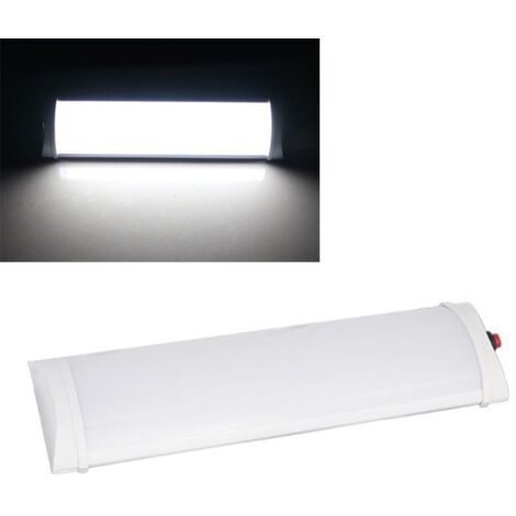 Plafonnier Barre LED Habitacle avec interrupteur - 12 à 80Vdc - 6500K - 10 000Hrs - 10W - Garantie 2ans