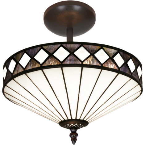 Plafonnier bas avec tube Ilumina Série D-30cm
