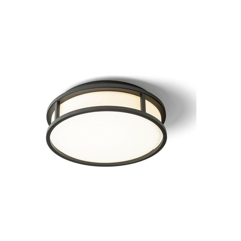 Rendl Light - Plafonnier big led 25 verre opale/chrome 230V led 12W IP44 3000K