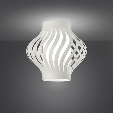 Plafonnier blanc Cm. 40 x 39h