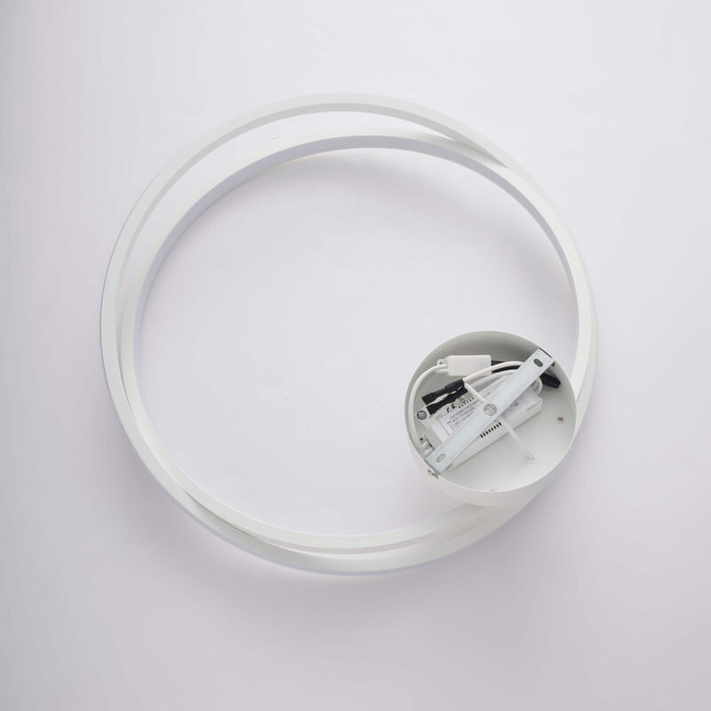 Plafonnier blanc design led dimmable 50 cm - Unity