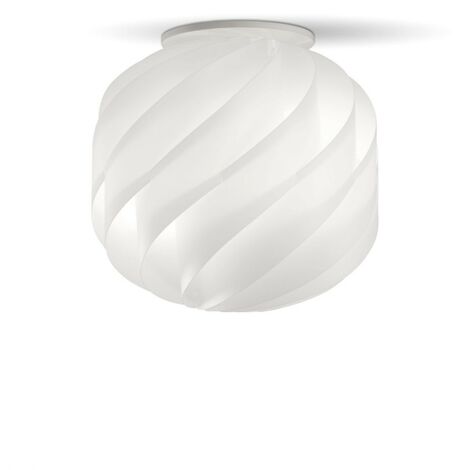 Plafonnier blanc moderne Cm. 40 x 39h