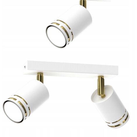 PLAFONNIER BLANC OR MOBILE LED GX53 SPOT SPOT ORIENTABLE PL
