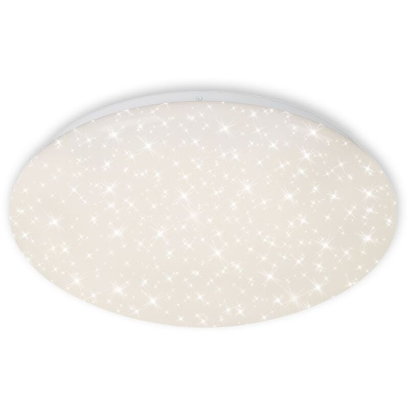 Plafonnier Briloner leuchten verb, 23 w, 2200 lm, IP20, blanc, plastique-métal, intensité lumineuse variable, avec télécommande, cct, ø 37,5 cm