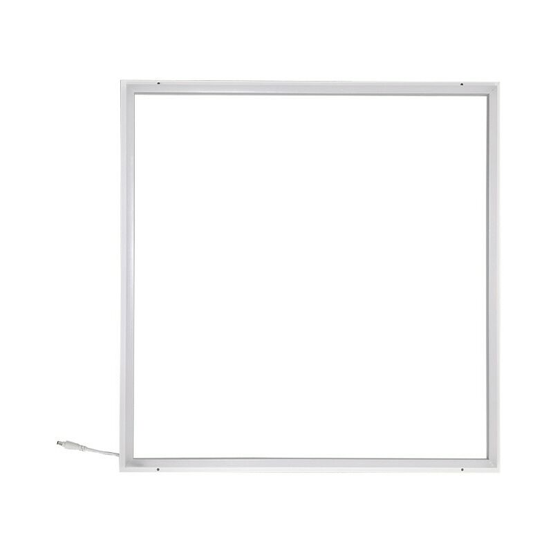 Pack de 2 plafonniers cadre led cadreo 36 Watts 600x600 mm Miidex Lighting® blanc-neutre-4000k - blanc - 600-x-600-mm