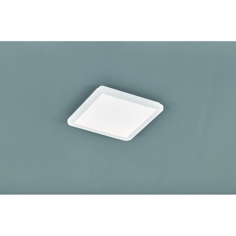 Plafonnier Camillus Carré Led Dimmable Blanc IP44 30x30 cm Trio Lighting