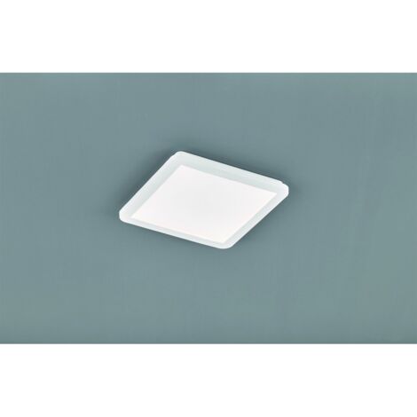 Plafonnier Camillus Carré Led Dimmable Blanc IP44 30x30 cm Trio Lighting
