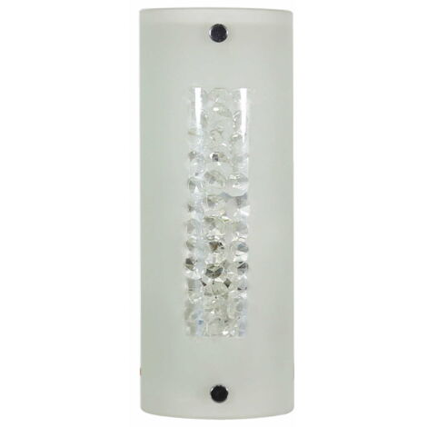 Plafonnier Candellux Abrego blanc verre 24 cm E27 IP20