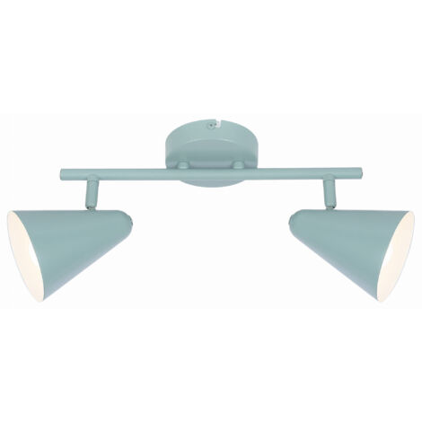 Plafonnier Candellux Amor gris 2 spots métal E14 42cm
