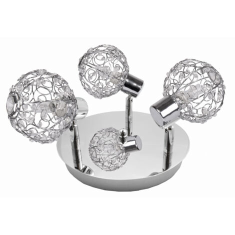Plafonnier Candellux Collar 98-13750 chrome 44cm 3xG9