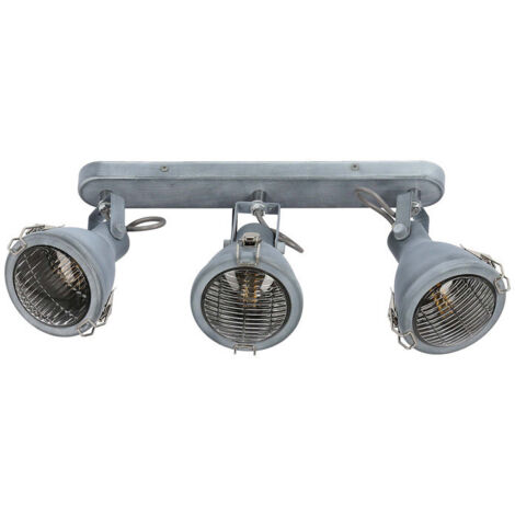 Plafonnier Candellux CRODO gris métal 3xE14 54cm IP20
