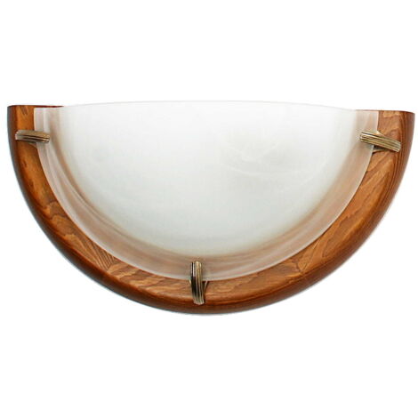 Plafonnier Candellux DUNA 30 cm bois naturel blanc E27