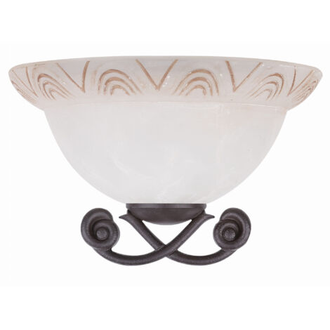Plafonnier Candellux GIO verre blanc patiné E27 30cm