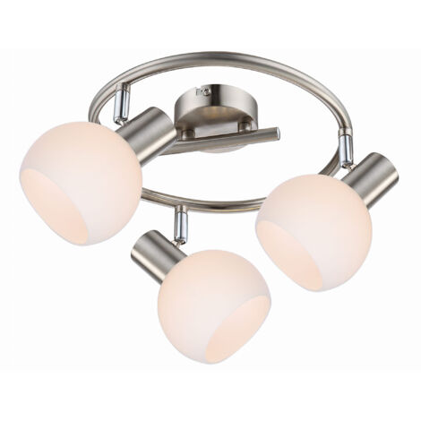 Plafonnier Candellux Mauro 45 cm chrome RGB télécommande