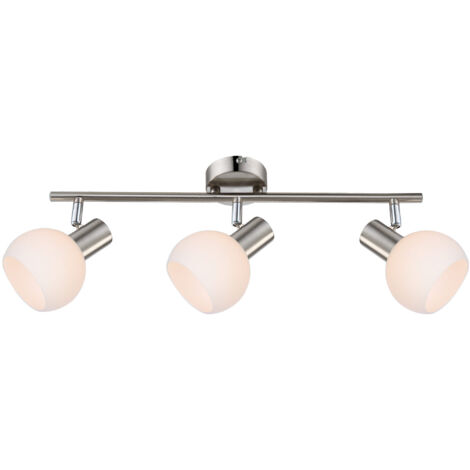 Plafonnier Candellux Mauro blanc RGB télécommande 3xE14