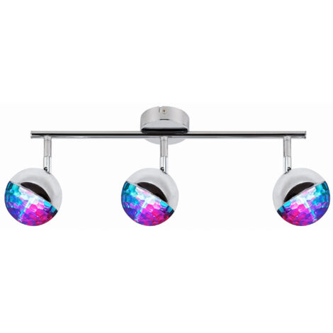 Plafonnier Candellux PARTY LED RGB 3x chromé 56cm IP20