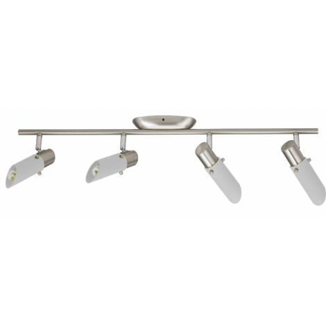 Plafonnier Candellux Trendi 4xE14 nickel/blanc 71cm