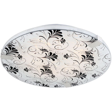 Plafonnier Candellux Vagante noir/chrome 40cm 3xE27