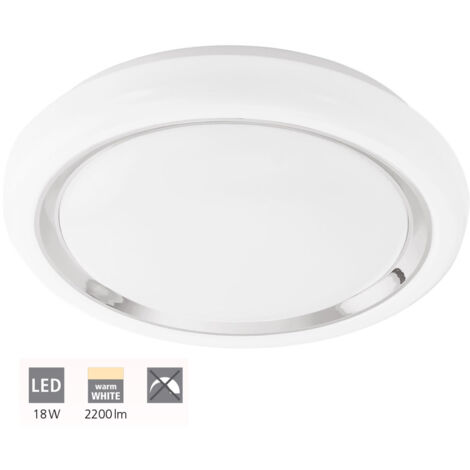 Plafonnier Capasso 34 cm - Blanc