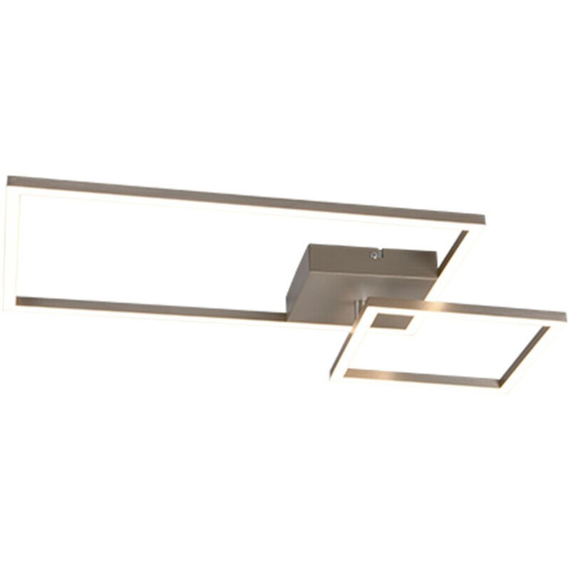 Reality Leuchten - Plafonnier Carré Inclinable Pan Nickel Led Gradateur 4000k Trio Lighting