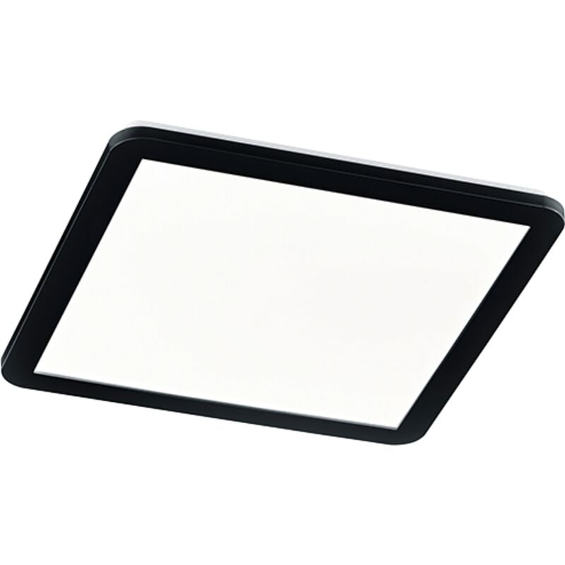 Plafonnier Carré Led Dimmable 22w Camilla Noir IP44 Trio Lighting