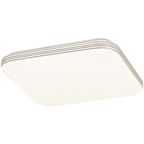 Plafonnier carré blanc 33cm LED 18W 4000K Rabalux