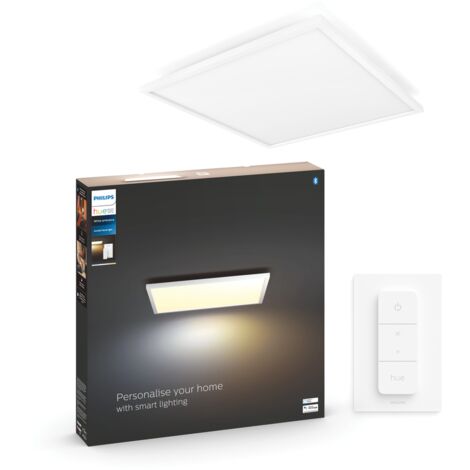 Plafonnier carré Hue Aurelle - White Ambiance 60 cm Blanc - 929003099001