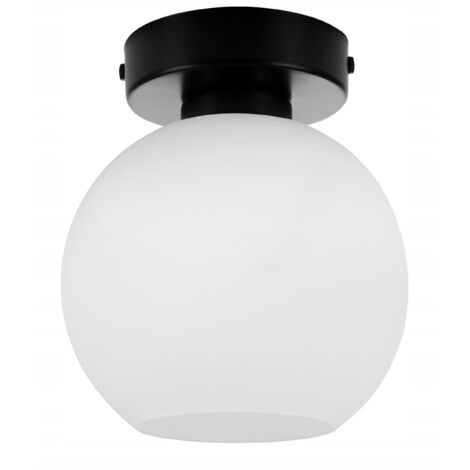 PLAFONNIER CLASSIQUE LAMPE EN VERRE BOULE LED