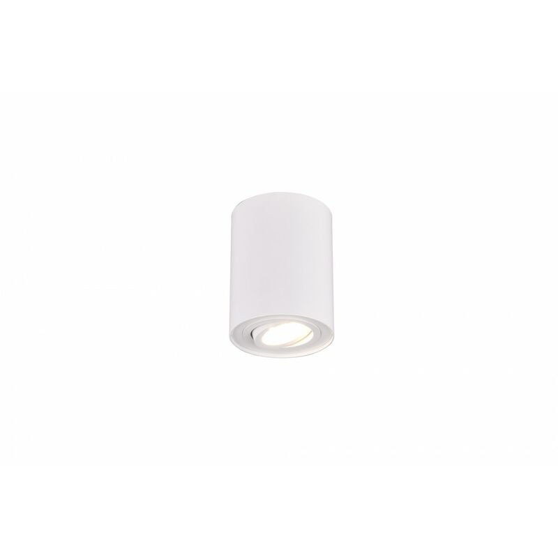 Trio - Spot Cylindre Biscuit Ajustable GU10 Blanc Lighting