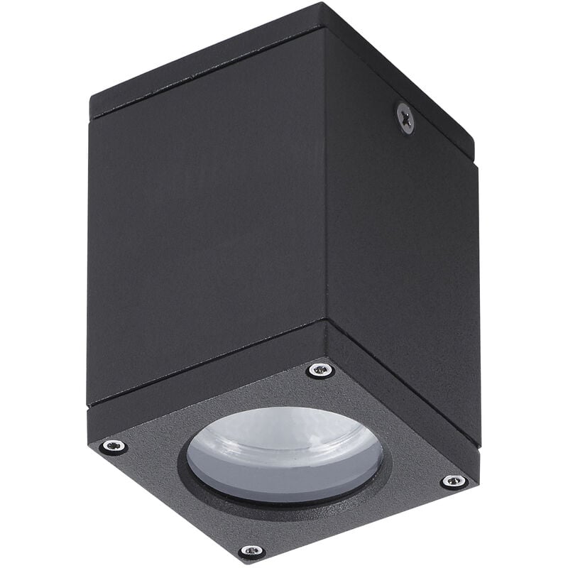 Montage en surface cub Square IP54 GU10 4.50W Anthracite