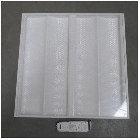 Plafonnier dalle LED 39W pavé 600x600mm encastré 4000K 4000lm 120° avec driver 230V dimmable 1-10V IP44 Pure LED Trajectoire
