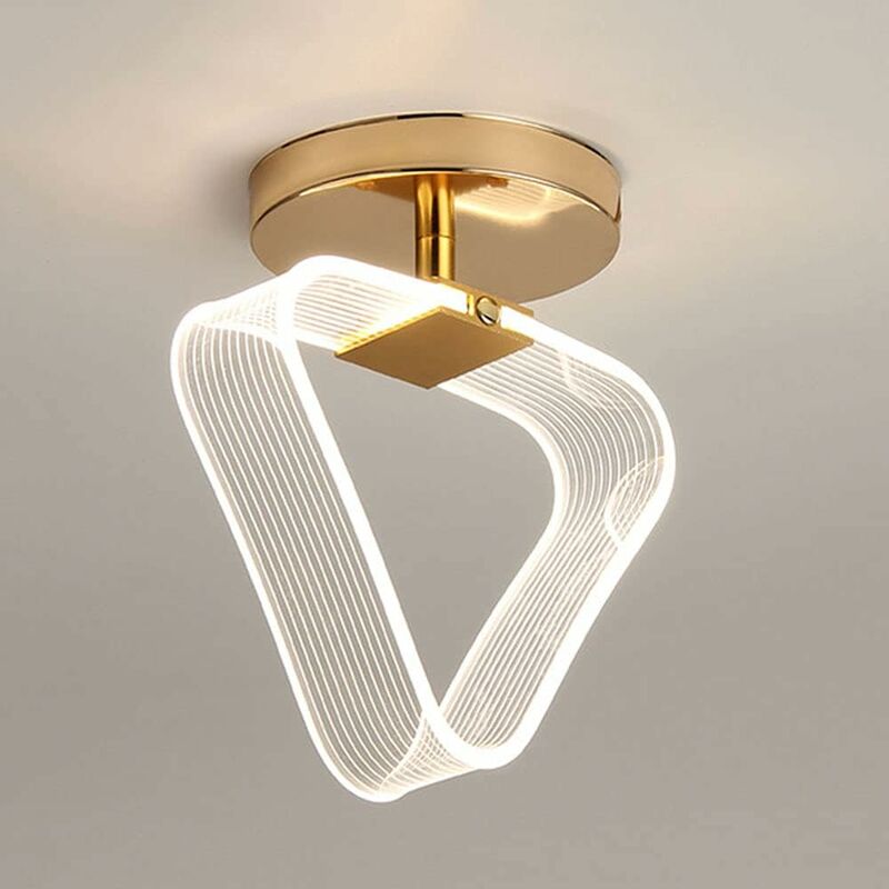 Beijiyi - Plafonnier D'allée en Acrylique, Plafonnier à led 10 w, Mini Luminaire à Montage en Surface De 5,5 Pouces, Idéal pour L'entrée, Le Porche