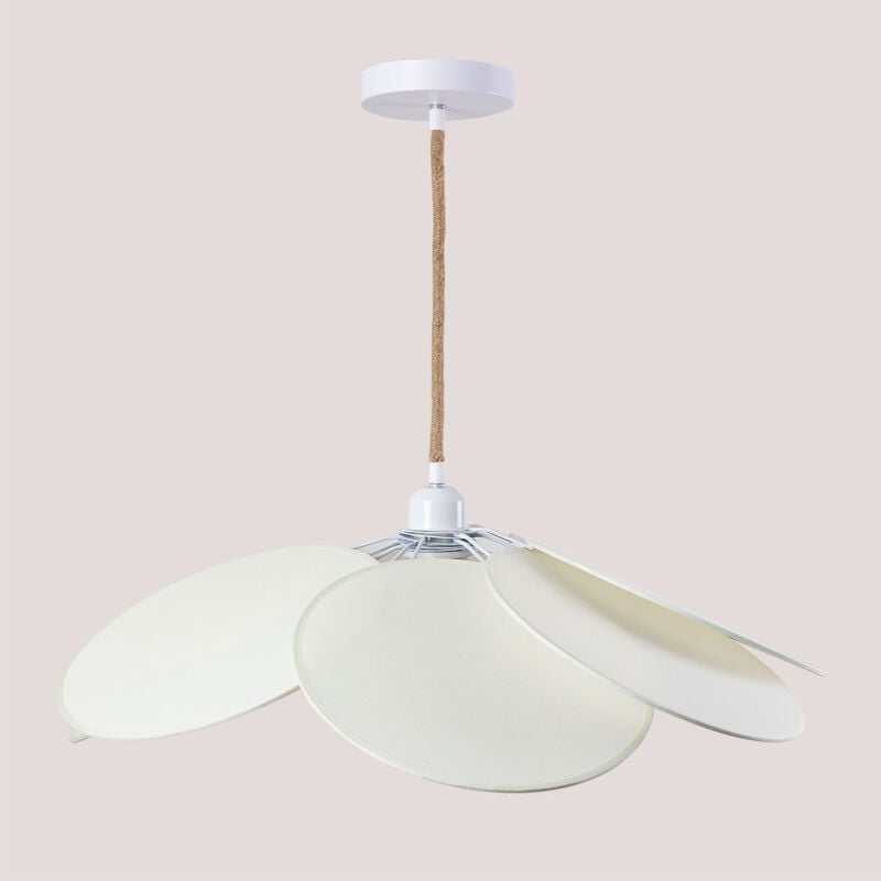 Plafonnier Okai Style Sklum Blanc Cassé Ø60 cm