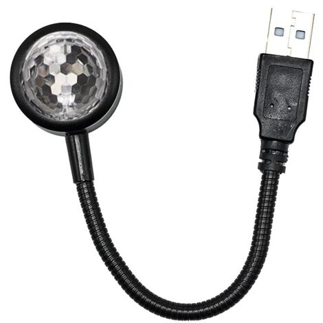 Plafonnier de voiture, mini lampe LED romantique pour l'intérieur de la voiture avec commande vocale, 4 couleurs et 9 modes de fonctionnement.