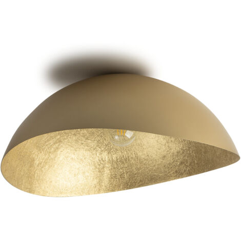 Plafonnier décoratif doré rond 89cm Solaris E27 Sigma