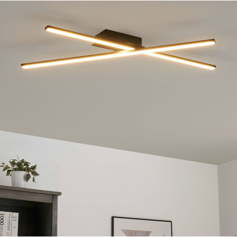 Plafonnier design deux bras croisés led - Akita