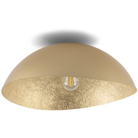 Plafonnier design doré rond 48 cm Solaris E27 Sigma